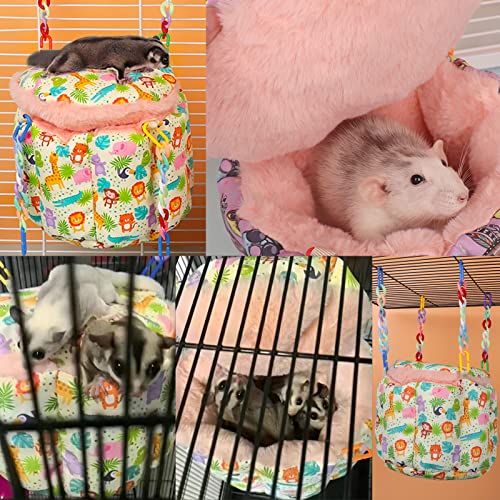 Rat Climbing Net Toy for Cage, Rat Hammock, Rat Hanging Bed, Sugar Glider Cage Accessories
