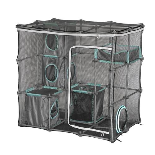 Kitty City Outdoor Catio Furniture and Play Kits for Cats, Outdoor Mega Kit - color: OUTDOOR MEGA KIT