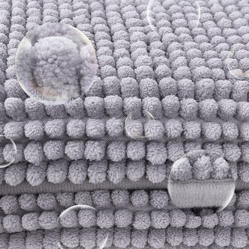Mygeromon Guinea Pig Mat Cage Liner Fleece Bedding Washable (Grey) | 23 x 15 inch, Reusable, Polyester, for Rabbit, Small Animal Pad