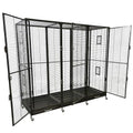Exotic Nutrition Borneo Small Animal Cage - for Sugar Gliders, Squirrels, Marmosets & Other Small Pets (Cage + Add-On) - size: Cage + Add-On