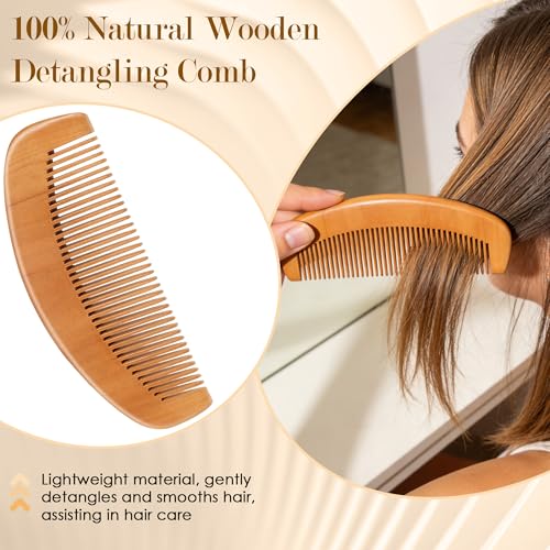 4PCS Boar Bristle Hair Brush Comb Set for Women Men Kid, Soft Natural Slick Back Hair Brush for Thin & Fine Hair, Travel Bag & Spa Headband Included - size: 1 Count (Pack of 4)