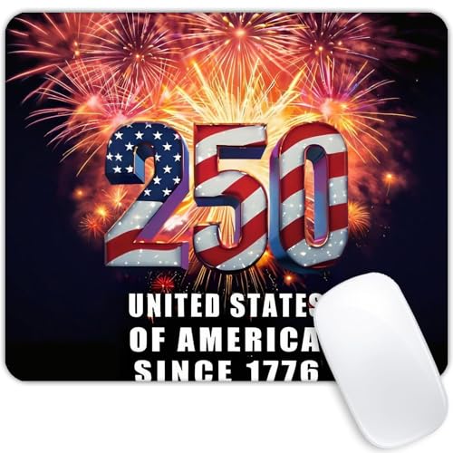 250th Anniversary Mousepad Non-Slip Rubber Base Mouse Pads for Computers Laptop - color: 250th anniversary