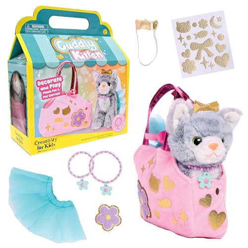Creativity for Kids Cuddly Kitten Kit, Adopt & Accessorize Your Pet - style: Cuddly Kitten