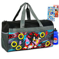 Shadow the Hedgehog Duffle Bag Set for Kids - Bundle with Luggage Carry On Suitcase Bag, Stickers, Water Bottle, and More | Shadow the Hedgehog Travel Activity Set