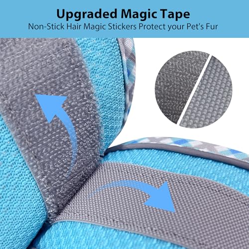 Tiny Dog Harness - Lightweight Mesh Step-in Vest for Puppy, Reflective & Escape-Proof Design with High-Stick Magic Tape - Indoor/Outdoor Use for Chihuahua, Maltese, Shih Tzu(Blue, XXXS) - color: Blue, size: XXXS(Chest: 8.5 - 10")