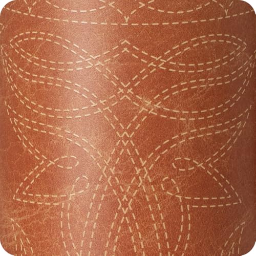 Swig Life 22oz Insulated Travel Mug with Handle & Lid, Saddle Stitch Cognac | Triple Insulated Stainless Steel - Handle & Lid Included - Keeps Coffee Hot or Cold - Cup Holder Friendly - color: Saddle Stitch Cognac, size: 22 Ounces