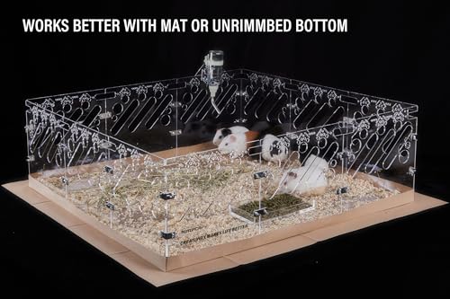 3x3ft Cage Disposable Bottom (1-Month Supply) - Disposable Waterproof Kraft Paper (4 Sheets) - size: 3X3FT