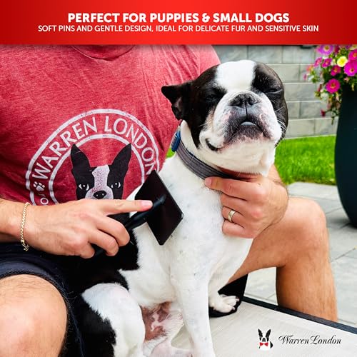 Warren London Gentle Touch Slicker Brush for Puppies & Small Dogs - style: Gentle Touch Puppy Brush Small