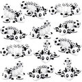 Honoson 12 Pcs 3D Printed Animals 5-7cm, Football Dragon | Articulated Fidget Animals, Flexible 3D Printed Figures for Stress Relief, Cute Mini Joints for Party Favors and Display - size: 5-7cm, style: Football Dragon
