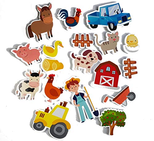 VARUN Buddy & Barney | Farm Bath Time Stickers - Bath Tub Fun for Kids & preschoolers BB146