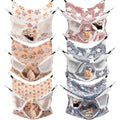 Sadnyy 6 Pieces Guinea Pig Rat Hammock Three Layer Ferret Bed Small Animal Hanging Pet Cage Hammock for Chinchilla Rat Sugar Glider Squirrel Reptiles(Cute Pattern)