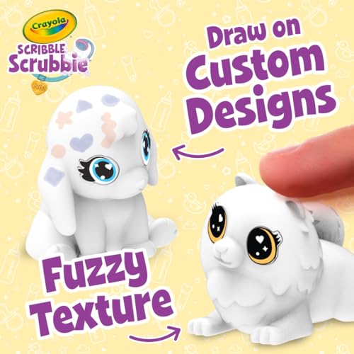 Crayola Scribble Scrubbie Baby Pets Nursery, Baby Animal Toys for Toddlers & Kids, Gift for Girls & Boys, Ages 3, 4, 5 - size: Small, style: Baby Pets