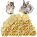 BNOSDM Bunny Chew Toys Natural Loofah 12PCS Bunny Teeth Grinding Toy Rabbit Fiber-Rich Treats Pet Entertainment Accessories for Rabbits Chinchillas Guinea Pig（M） - color: M -12PCS