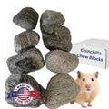 Chew Toys for Chinchilla, Lava Block Toys for Small Pet Animals like Rat, Mice, Bunny, Hamster, Degus, Gerbils, Pumice Blocks, Guinea Pig Toy, Rabbit Chew Toy by Billy Buckskin - Pack of 8 - size: 1 Count (Pack of 8)