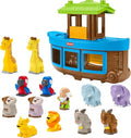 Fisher-Price Little People Noah’s Ark Playset | Toddler Toys, 12 Animals & Noah Figure, Pretend Play for Kids Ages 1+ Years (Amazon Exclusive)