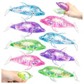 8Pack Dolphin Sugar Stress Balls Cute Glitter Dolphins Fidget Toys for Kids | Soft Sea Animals Sensory Toys for Stress Relief Party Favors Easter Basket Stuffers - style: 8PCS (Dolphin)