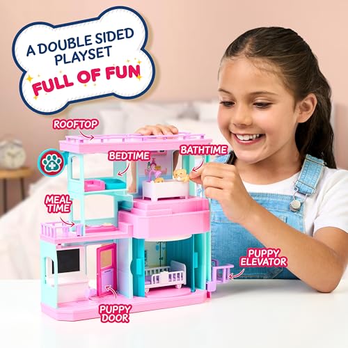 Little Live Pets Mama Surprise Families Pet Vet Playset, Baby Care Clinic Animal Hospital Play Set, 3 Puppies, Accessories, Vet Toys for Kids 5+ | Baby care clinic animal hospital play set, 3 puppies, accessories, vet toy, toys for girls and boys, screen-