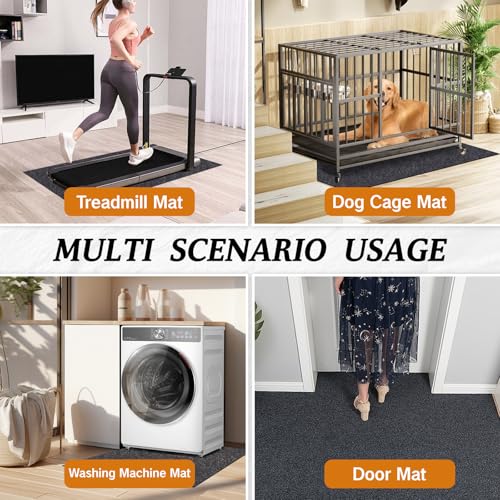 Large Bird Cage Mat, Under Pet Cage Mat, Absorbent/Waterproof Felt Pad for Bird Cages, Reptile Aquariums, Dog Kennels, with Non-Slip Backing for Hard Floors and Surfaces (30 x 36 inch) - size: 36.0"L x 30.0"W x 0.8"H