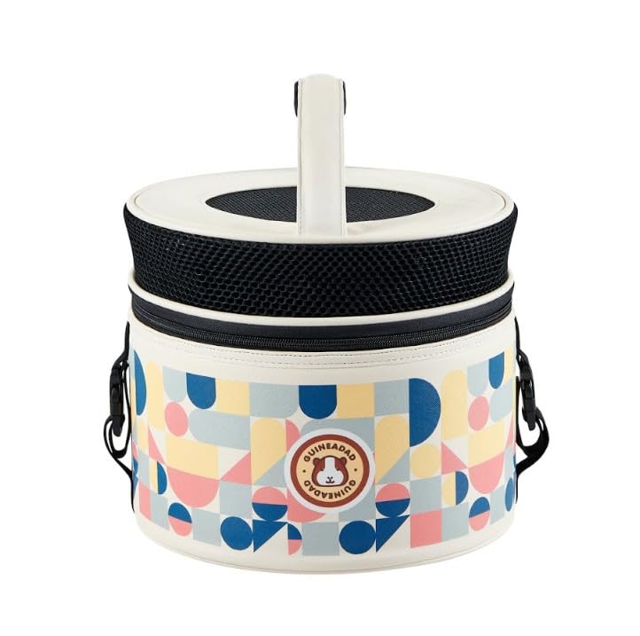 GuineaDad Travel Tower – Stackable Pet Carrier & Travel Case for Guinea Pigs & Small Pets | Soft-Sided Cozy Pouch for Travel, Vets & Transport (Cotton Candy) - color: Cotton Candy