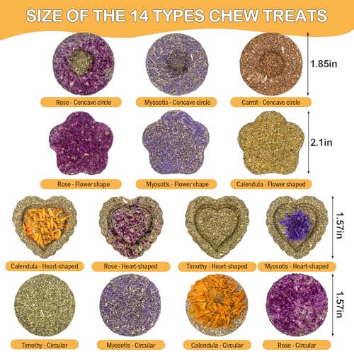 30PCS Guinea Pig Hay Grass Cake Food Set Natural Rabbit Chew Toys for Teeth | Hamster Toys, Bunny Chew Toys Timothy Hay Treats for Rabbits Chinchillas Rats, Small Animals Teeth Grinding - size: 30Pack-grass cake