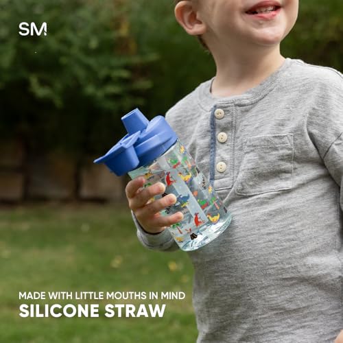 Simple Modern Disney Kids Tritan Plastic Summit Water Bottle | 12 oz BPA-Free Cup with Covered Leak Proof Straw Lid for Girls, Toddlers | Minnie Mouse Fun - color: Disney: Minnie Mouse Fun, style: Covered Lid | 12oz