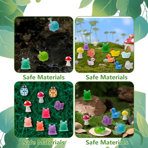420 Pcs Mini Resin Animals 12 Styles Resin Animals Figurines Bulk for Fairy Garden Miniature Dollhouse Accessories Hide Crafts Decor - style: 420Pcs Bulk