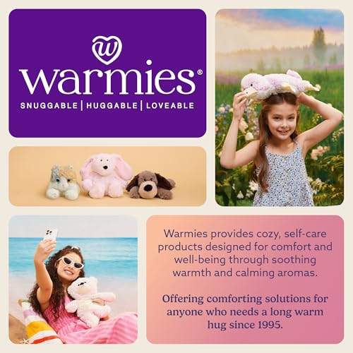 warmies Junior Microwavable & Weighted Stuffed Animals, Hedgehog - Heated Stuffed Animal Plushie for Warmth & Comfort - Cute Soft Plush Toys for Adults & Children (Boys, Girls, Babies & Toddlers)