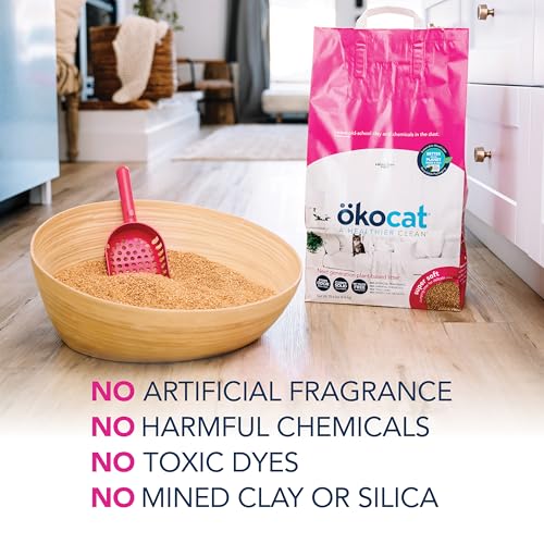 ökocat Super Soft Natural Wood Clumping Cat Litter, Odor Control, 22 Lbs - size: 22 lbs, style: Super Soft