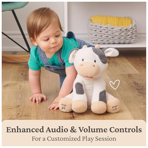 GUND Baby Buttermilk Cow 12-Inch Interactive Animated Musical Baby Toy - style: Buttermilk
