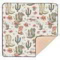 Baby Play Mat Cowboy Boot Hats Western 50 x 50 Playpen Mats for Floor Play Gym Crawling Mat Non-Slip Cushioned Baby Playmat for Infants, Babies, Toddlers - color: Multi 19