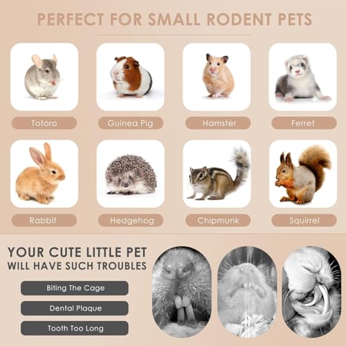Grddaef 45Pcs Rabbit Toys, 300g Natural Timothy Grass Molar Teeth Stick Chew Toys for Chinchilla Rabbit Bunny Guinea Pig Treats - color: 18 Pcs