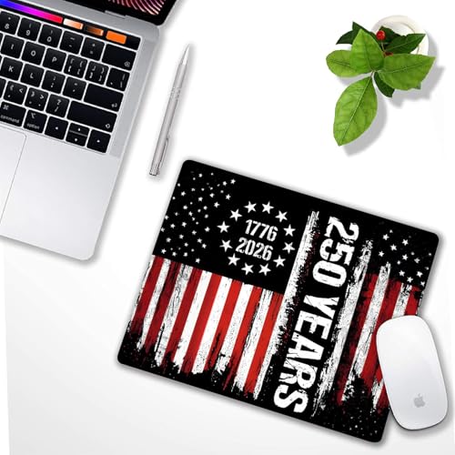 The 250th Anniversary of the United States Customized Mousepad Non-Slip Rubber Base Mouse Pads for Computers Laptop - color: The 250th anniversary of the United States