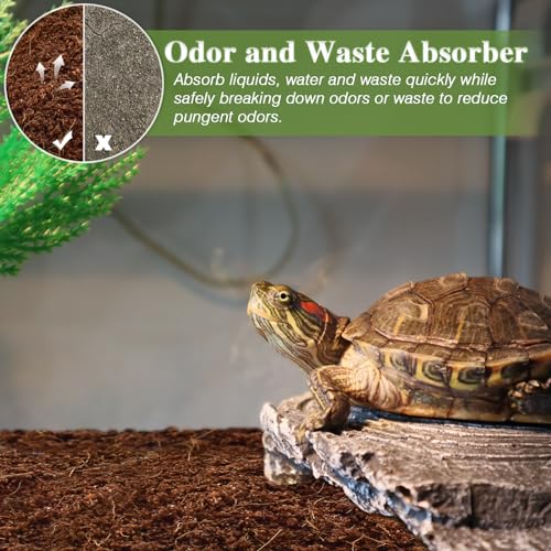 1 Pack Coconut Fiber Substrate, Premium Coco Coir Reptile Substrate | 100% Coconut Husk Terrarium Bedding for Reptiles, Tortoise, Bearded Dragon, Gecko, Snake, Hermit Crabs, Frogs, Tarantula - color: 1pcs