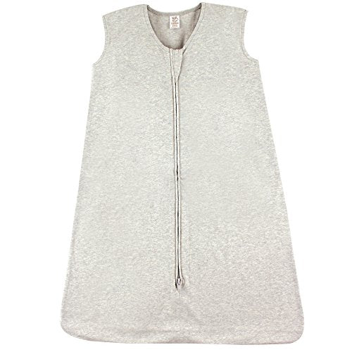 Touched by Nature Unisex Baby Organic Cotton Sleeveless Wearable Sleeping Bag, Sack, Blanket, Solid Heather Gray, 6-12 Months - color: Solid Heather Gray, size: 6-12 Months