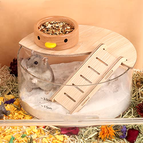 BUCATSTATE Dust-Free Hamster Bath Sand Plant Scented Bathing Sand for Dwarf Syrian Hamster and Other Small Animals 3.3lb/1.5kg - color: White Sand, size: 3.3LB
