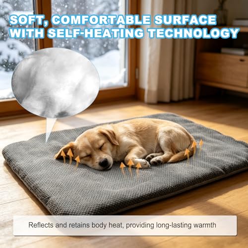 Cooling Dog Mat, 23"x34" Self-Cooling Dog Pad, Cooling Pad for Large Dogs, Refrigerable Long-Lasting Cooling, Non-Slip Summer Pet Mat, Dog Cooling Pad for Indoor Outdoor Kennel & Car - size: 23.0"L x 34.0"W x 1"Th