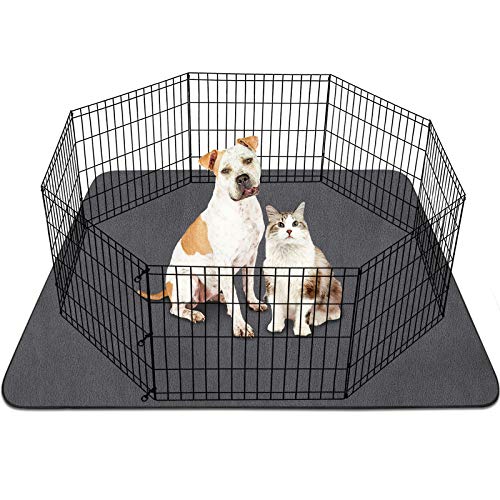 Washable Pee Pads for Dogs, 48"x48" Reusable Pee Pads Non-Slip Dog Pee Pads Heavy Absorbency Puppy Pee Pads Quick Dry Whelping Pads/Waterproof Puppy Training Pad for Playpen, Crate, Floor