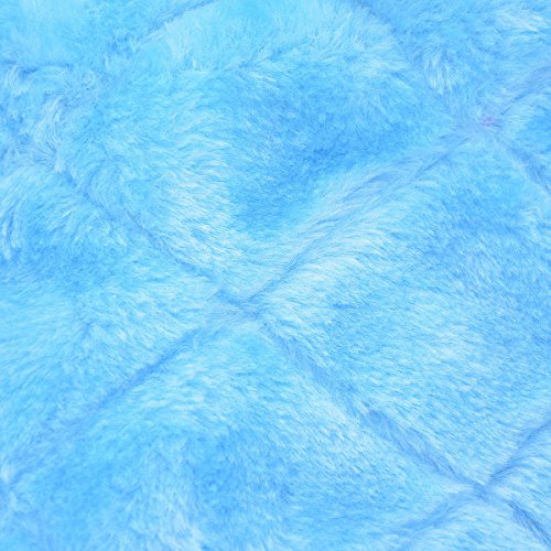 Winter Warm Bird Nest House Shed Hut Hanging Hammock Finch Cage Plush Fluffy Birds Hut Hideaway for Hamster Parrot Macaw Budgies Eclectus Parakeet Cockatiels Cockatoo Lovebird (L, Blue) - color: Blue, size: L