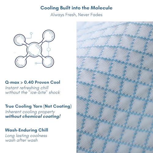 FrostEase Dog Cooling Mat, Cooling Dog Bed and Cooling Pad for Dog with Qmax 0.4 Yarn, Breathable 3D Airflow Layers, Machine Washable Non Slip Base for Pets, Blue, XXL, 55"*36" - size: XXL-55''*36''