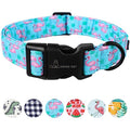 ARING PET Flamingo Dog Collar-Cute Cotton Small Dog Collars, Adjustable Lightweight Summer Pet Collars for Small Medium Large Boy and Girl Dogs, X-Small - color: Flamingo, size: X-Small