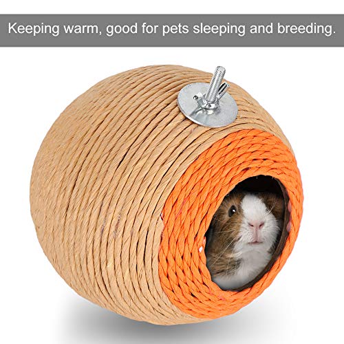 Hand Made Woven Bird Nests,Dove Nesting Box,Morning Dove Nesting Box,Coconut Shell Hatching Nesting Cage Cave for Parrots Hamster