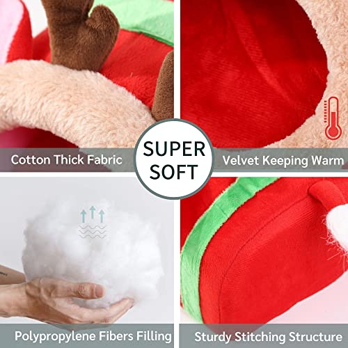 JanYoo Ferret Bed - House Hide & Cage Accessories (S, Reindeer) - color: 5-Reindeer, size: S