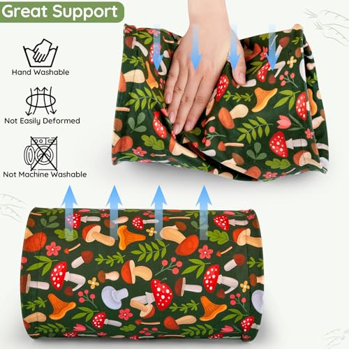 Glittme Guinea Pig Tunnel Washable Guinea Pigs Hideout Portable Rabbit Tunnels Soft Ferret Tunnel for Playing Resting Guinea Pig Accessories for Hedgehogs, Hamster, Mushrooms | Small Animal Hideout Crafted With Warm Plush Lining, Offering A Cozy And Folda