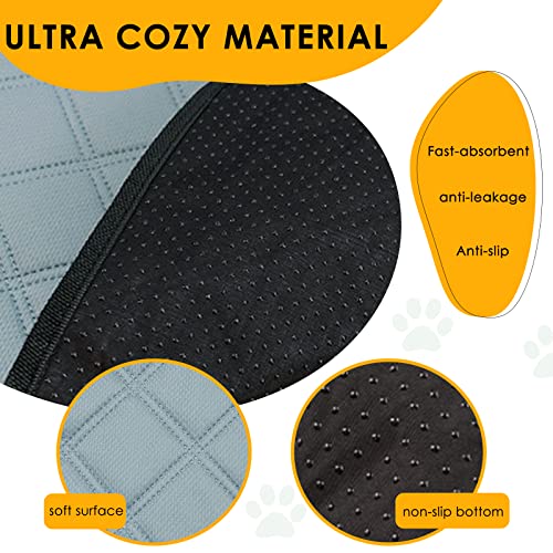 2 Pack Guinea Pig Cage Liners for C&C 2x3 Habitat Washable Guinea Pig Bedding Super Absorbent | Waterproof | Non Slip| Reusable Guinea Pig Pee Pads for Small Animals Cage - 41.3" x 27.6" - color: Light Grey, size: 41" x 28" (2 Pack)