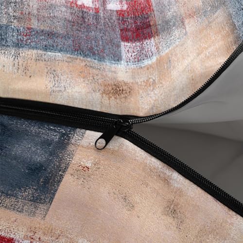 Sleeping Bags for Adults and Kids Backpacking Camping Sleeping Bags for Girls and Boys Lightweight Waterproof Cold/Warm 3-Season - color: Brown and Red graffiti