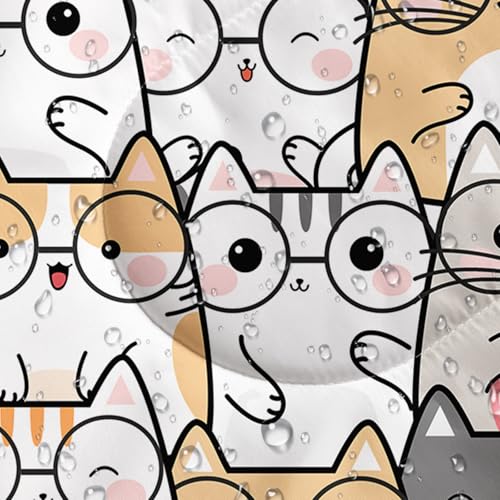 QOOMO Camping Sleeping Bags,3 Season Warm & Cool Weather,Lightweight,Waterproof Sleeping Bags for Adults & Kids,Traveling,and Outdoors,Camping Gear Equipment - color: Kawaii Cat 2