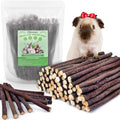 Bissap Apple Sticks for Rabbits, Natural Bunny Chew Toys and Treats for Chinchilla Guinea Pig Hamster Gerbil Small Animals Pet Apple Wood Stick Toys Teeth Grinding (460g/1lb) - size: 16.2 Ounce (Pack of 1)