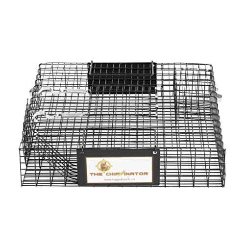 Rugged Ranch Single Chipmunkinator Multi‑Catch Chipmunk Trap, Wire Cage, 14.5"x4"x 4.5" - Live Catch‑and‑Release, 2‑Door Humane Rodent Control, No‑Poison Outdoor Use - color: Chipmunk, size: 1 Pack