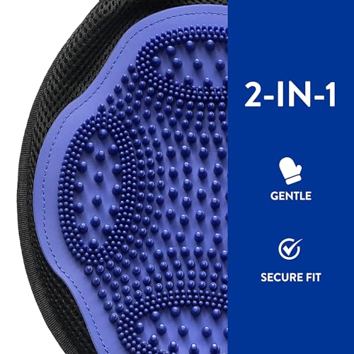 WAHL Professional Animal Equine Grooming Mitt - Flexible Rubber Brush for Horse Care