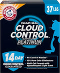 ARM & HAMMER Cloud Control Platinum Cat Litter, Multi-Cat, 37 lbs | Clumping Litter, Hypoallergenic, Dust-Free, 14-Day Odor Control - style: Cloud Control Platinum Clumping Litter